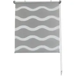 como Seitenzugrollo  Welle ¦ silber ¦ Synthetische Materialien ¦ Maße (cm): B: