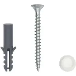 Mydeco Schraubenset Level 10er Set   ¦ silber ¦ Stahl ¦ Maße (cm): B: 4 H: 0,8