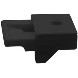 Mydeco Deckenträger smart 1-Lauf   ¦ schwarz ¦ Kunststoff ¦ Maße (cm): B: 2 H:
