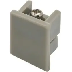 Mydeco Endkappe smart 1-Lauf   ¦ silber ¦ Kunststoff ¦ Maße (cm): B: 1,8 H: 1,4
