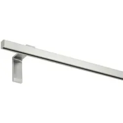 Mydeco Vorhangschiene smart 1-Lauf   ¦ silber ¦ Aluminium ¦ Maße (cm): B: 200 H:
