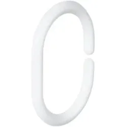 Mydeco Ringe 12er-Set   ¦ weiß ¦ Aluminium ¦ Maße (cm): B: 3,8 H: 0,5