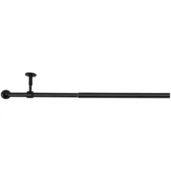 Mydeco Teleskopgarnitur 2in1 cap   ¦ schwarz ¦ Aluminium ¦ Maße (cm): B: 216 H: