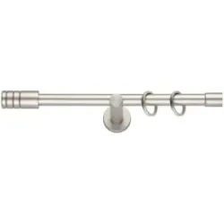 Mydeco Teleskopgarnitur rillcube   ¦ silber ¦ Stahl ¦ Maße (cm): B: 120 H: 1,9