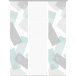 VISION S Schiebevorhang   ¦ grün ¦ Synthetik ¦ Maße (cm): B: 60 H: 260