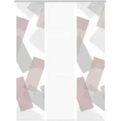 VISION S Schiebevorhang   ¦ rot ¦ Synthetik ¦ Maße (cm): B: 60 H: 260