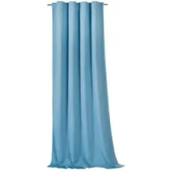 Weckbrodt Verdunk.-/Thermovorhang   ¦ blau ¦ Synthetik ¦ Maße (cm): B: 135 H: