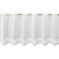 FLORENTINA Scheibengardine   ¦ weiß ¦ Synthetik ¦ Maße (cm): B: 144 H: 46