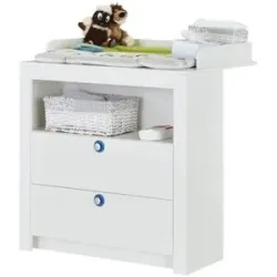 Höffner Wickelkommode  Charlie ¦ weiß ¦ Maße (cm): B: 96,2 H: 105,4 T: 78.0