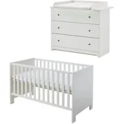 Höffner Babyzimmer 2er-Set  Thilo ¦ weiß ¦ Maße (cm): B: 260 H: 190