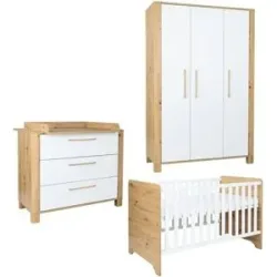 Höffner Babyzimmer 3er-Set  Marlon ¦ mehrfarbig ¦ Maße (cm): B: 388 H: 382