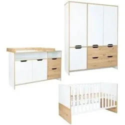 Höffner Babyzimmer 3er-Set  Maxim ¦ mehrfarbig ¦ Maße (cm): B: 443 H: 374