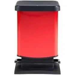 Rotho Treteimer  PASO ¦ rot ¦ Kunststoff ¦ Maße (cm): B: 26,6 H: 45,7