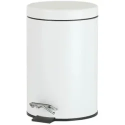 KHG Kosmetikeimer 3 l   ¦ weiß ¦ Aluminium ¦ Maße (cm): H: 26  Ø: 16.8