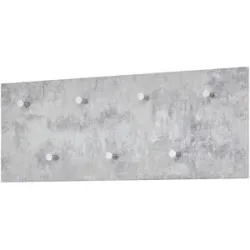 Höffner Garderobenpaneel  Heringsdorf ¦ grau ¦ MDF-Platte ¦ Maße (cm): B: 80 H: 30 T: