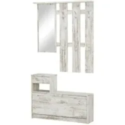 Höffner Garderobe  Onno ¦ holzfarben ¦ Maße (cm): B: 100 H: 191 T: 25.0
