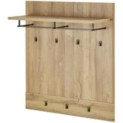 Höffner Garderobenpaneel  Coimbra ¦ holzfarben ¦ Holzwerkstoff ¦ Maße (cm): B: 93,6 H: