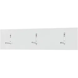 Wohnwert Garderobenleiste  Nicolo ¦ weiß ¦ MDF-Platte ¦ Maße (cm): B: 100 H: 25