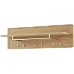 Höffner Garderobenpaneel  Novum ¦ holzfarben ¦ Holzwerkstoff ¦ Maße (cm): B: 120 H: 36