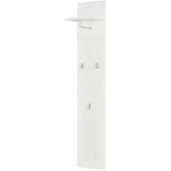 uno Garderobenpaneel  Akzent ¦ weiß ¦ MDF-Platte ¦ Maße (cm): B: 30 H: 152 T: