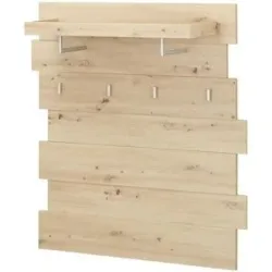 uno Garderobenpaneel  Nino ¦ holzfarben ¦ Maße (cm): B: 120 H: 125 T: 32.0