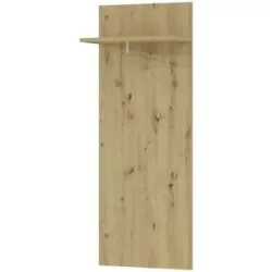 Höffner Garderobenpaneel  Rovato ¦ holzfarben ¦ Holzwerkstoff,Metall ¦ Maße (cm): B: