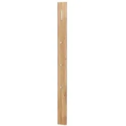Wohnwert Garderobenpaneel  Azzura ¦ holzfarben ¦ MDF-Platte ¦ Maße (cm): B: 14
