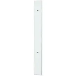 Höffner Garderobenpaneel  Duna ¦ weiß ¦ Glas,Holzwerkstoff ¦ Maße (cm): B: 16 H: 140 T: