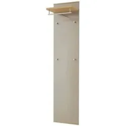 Höffner Garderobenpaneel  Longo ¦ beige ¦ Holzwerkstoff ¦ Maße (cm): B: 42 H: 183 T: