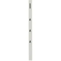 Höffner Garderobenpaneel  Capri ¦ weiß ¦ MDF-Platte ¦ Maße (cm): B: 10 H: 165 T: 6.0