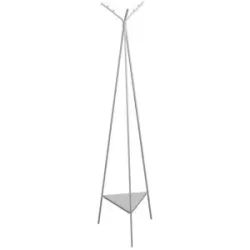 Höffner Garderobenständer   ¦ weiß ¦ Maße (cm): B: 44,6 H: 175 T: 38.6