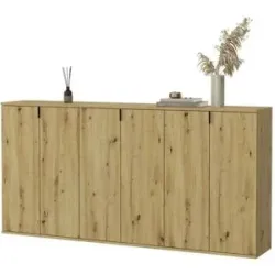 Höffner Garderobenkombination  Projekt X ¦ holzfarben ¦ Maße (cm): B: 183 H: 99 T: 34.0