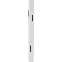 Höffner Garderobenpaneel  Kara ¦ grau ¦ MDF-Platte,Kunststoff ¦ Maße (cm): B: 12 H: 120