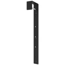 Höffner Garderobenpaneel   ¦ schwarz ¦ Maße (cm): B: 10 H: 120 T: 30.0