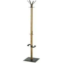 Höffner Garderobenständer  Sakura ¦ holzfarben ¦ Massivholz,Metall ¦ Maße (cm): B: 40 H: