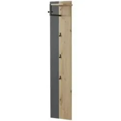 Wohnwert Garderobenpaneel  Arca ¦ holzfarben ¦ Holzwerkstoff,Glas ¦ Maße (cm):