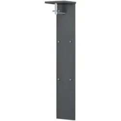 Wohnwert Garderobenpaneel  Nicolo ¦ grau ¦ MDF-Platte ¦ Maße (cm): B: 33 H: 167