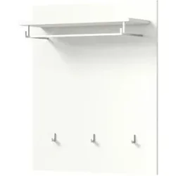 Höffner Garderobenpaneel   ¦ weiß ¦ Holzwerkstoff ¦ Maße (cm): B: 80 H: 96 T: 25.0