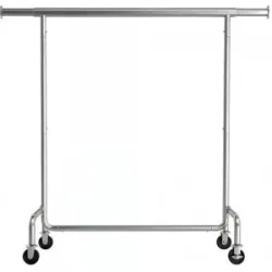 Höffner Kleiderständer  Pataye ¦ silber ¦ Kunststoff,Metall ¦ Maße (cm): B: 110 H: 162,9