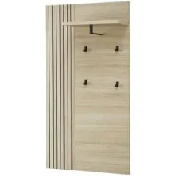 Höffner Garderobenpaneel  Pisa ¦ holzfarben ¦ Holzwerkstoff ¦ Maße (cm): B: 70 H: 131 T: