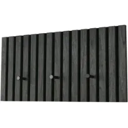 Höffner Garderobenpaneel  Calumo ¦ grau ¦ Holzwerkstoff,Filz ¦ Maße (cm): B: 60 H: 30 T:
