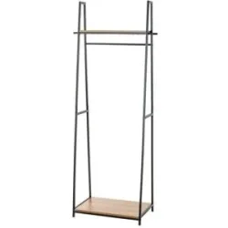 Höffner Garderobenständer   ¦ holzfarben ¦ Metall,Holzwerkstoff ¦ Maße (cm): B: 68 H: