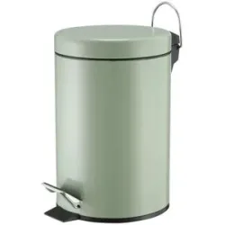 KHG Kosmetikeimer   ¦ grün ¦ Aluminium ¦ Maße (cm): H: 26  Ø: 16.8