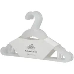 Höffner Bügel 8er-Set   ¦ transparent/klar ¦ Kunststoff ¦ Maße (cm): B: 30 H: 17,2 T: