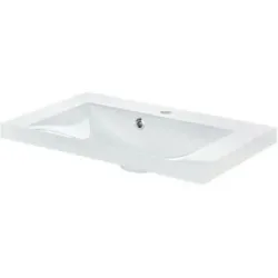 smart Bad-Waschtisch  Onda ¦ weiß ¦ Maße (cm): B: 74 H: 5 T: 45.0