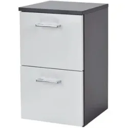 Höffner Bad-Unterschrank  Fresdorfer See ¦ weiß ¦ Maße (cm): B: 30 H: 49,6 T: 30.0