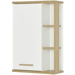 calmo2go Bad-Wandschrank  North ¦ holzfarben ¦ Maße (cm): B: 50,5 H: 74,5 T: