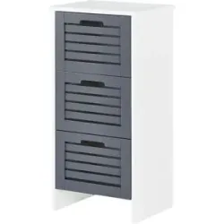 uno Unterschrank  Nisser ¦ grau ¦ Maße (cm): B: 37,5 H: 76 T: 28.0