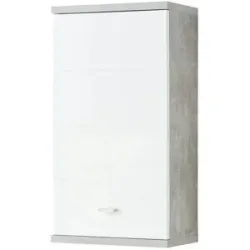 uno Hängeschrank  Polsensee ¦ grau ¦ Maße (cm): B: 38 H: 71 T: 23.0