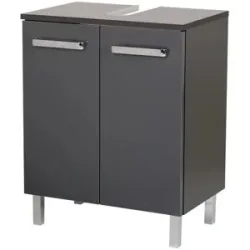 uno Waschbeckenunterschrank  Monti ¦ grau ¦ Maße (cm): B: 50 H: 62 T: 33.0